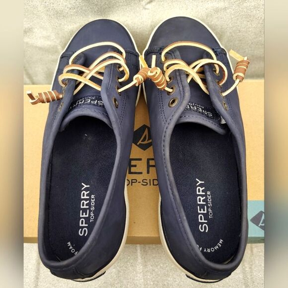 Sperry Top Sider Women's Navy Casual Shoes Sneakers Sz 7 - Picture 14 of 16